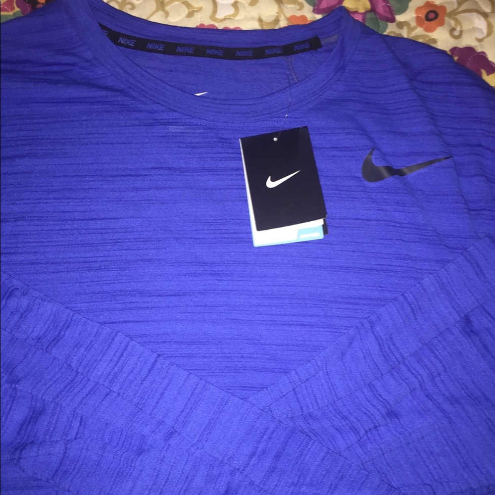 Nike DryFit Blue Shirt
